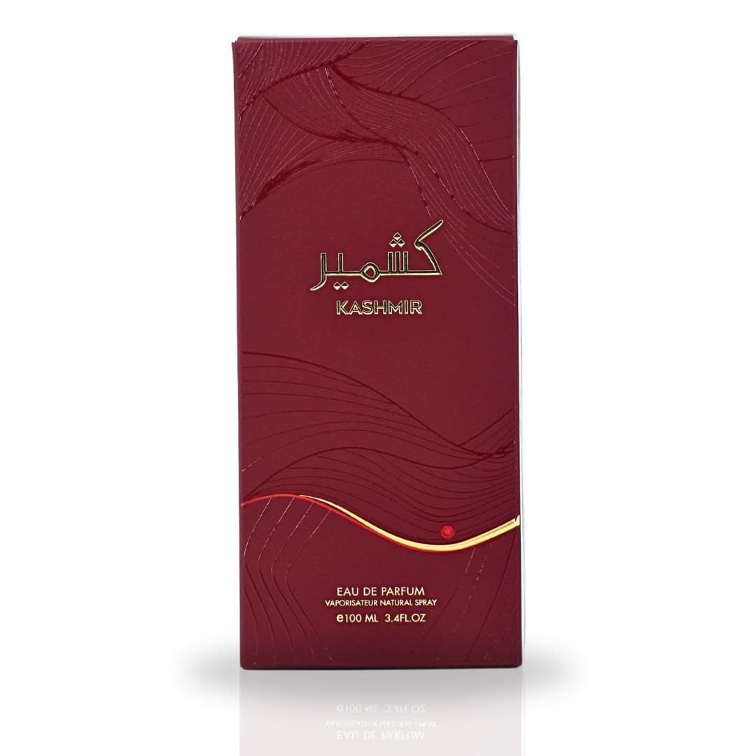 RISALA Kashmir EDP Spray 100ML with elegant bottle, showcasing long-lasting, captivating, and aromatic fragrance.