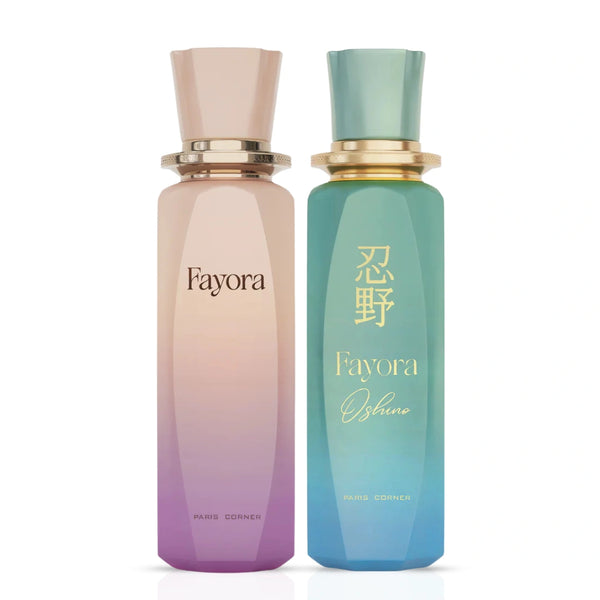 Fayora & Fayora Oshino Eau de Parfum Sprays 100ml (3.4 oz) by Paris Co