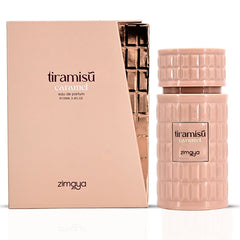 Tiramisu Coco & Tiramisu Caramel Eau De Parfum Sprays 100ML (3.4 OZ) by Zimaya | A Sweet, Indulgent Bundle for Those Who Love Cozy, Dessert-Inspired Scents. (Bundle) - Intense Oud