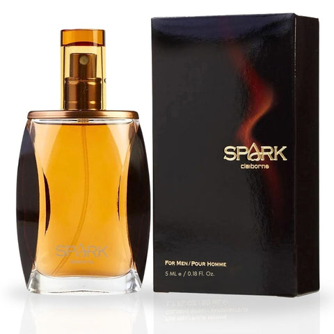 Spark For Men Cologne 5.3ML (0.18 OZ) by Liz Claiborne | Long Lasting & Luxurious, Fragrance Miniatures. - Intense Oud