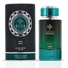 Sarab For Him Eau De Parfum Spray 100ML (3.4 OZ) by Azha | A Fusion of Floral & Woody Notes, Crowned with the Richness of Ambergris. - Intense Oud