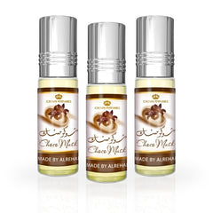 Choco Musk 6ml Perfume Oil by Al Rehab | Indulge in the irresistible blend of musk and chocolate. (PACK OF 3) - Intense Oud