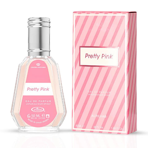 Pretty Pink Eau De Parfum Spray 50ML (1.7 OZ) By Al Rehab | A Delicate Blend Of Soft Florals & Warm Musk, Perfect For Those Who Appreciate A Fresh, Feminine Fragrance. - Intense Oud