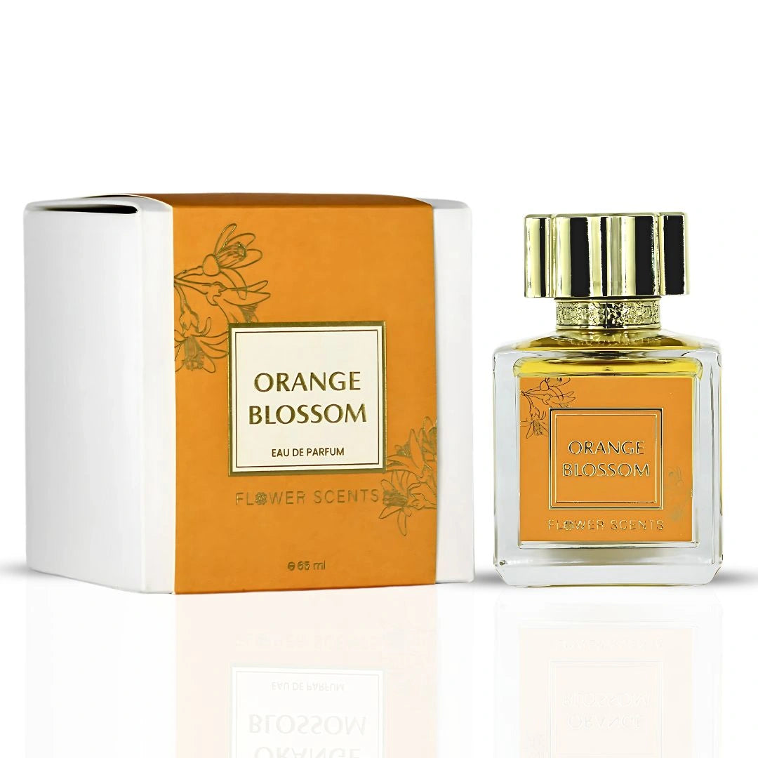 Orange Blossom Eau de Parfum Spray 65ml (2.2 oz) by Flower Scents | Mandarin Sparkle. Orange Blossom Silk. Praline’s Addictive Finish. - Intense Oud