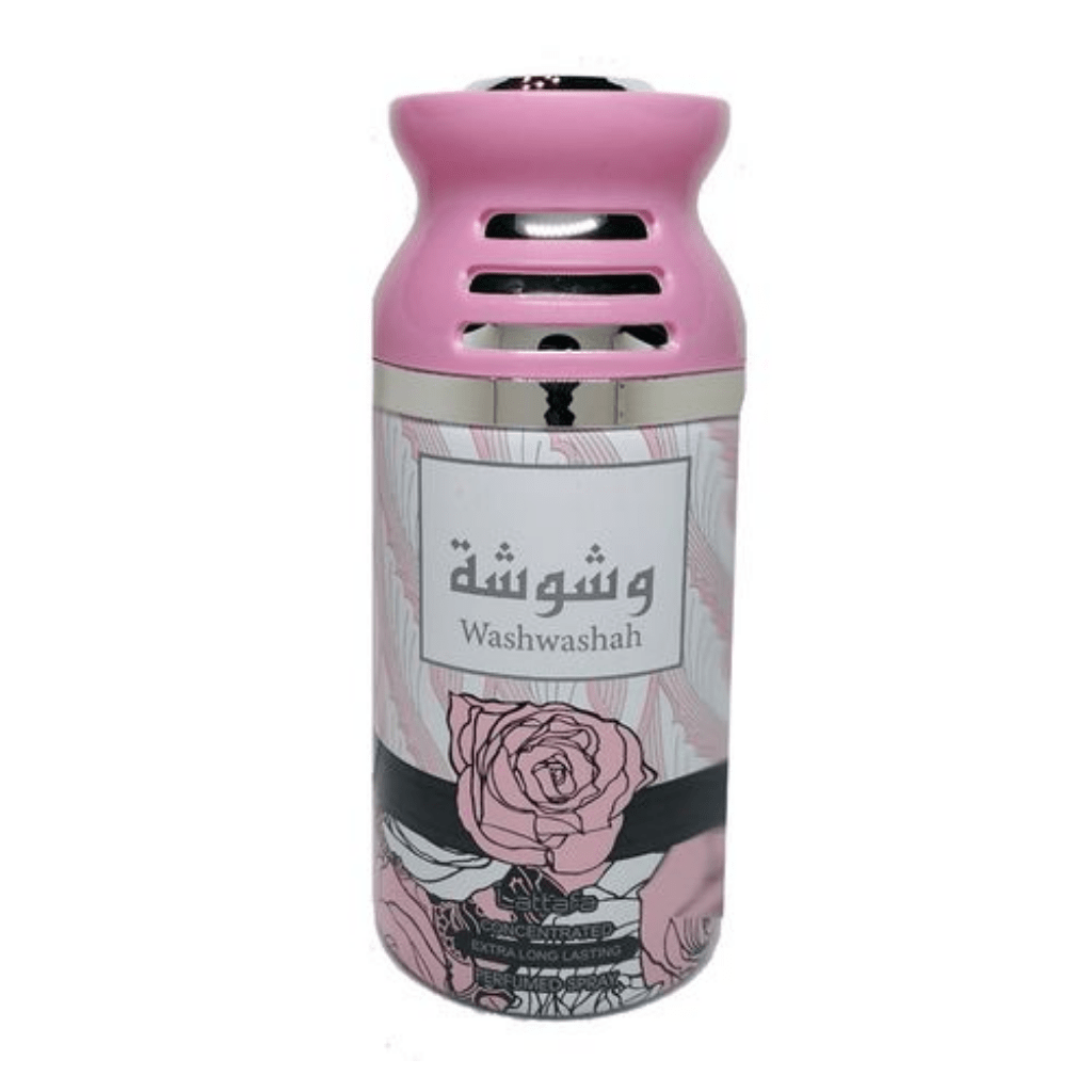 Washwashah for Women Deodorant - 250ML (8.4 oz) by Lattafa - Intense oud