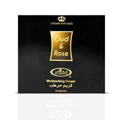 Oud & Rose Moisturizing Cream 70GMS By Al Rehab | Deeply Hydrating, Soothing, Revitalizes Dry Skin, Floral Fragrance. - Intense Oud