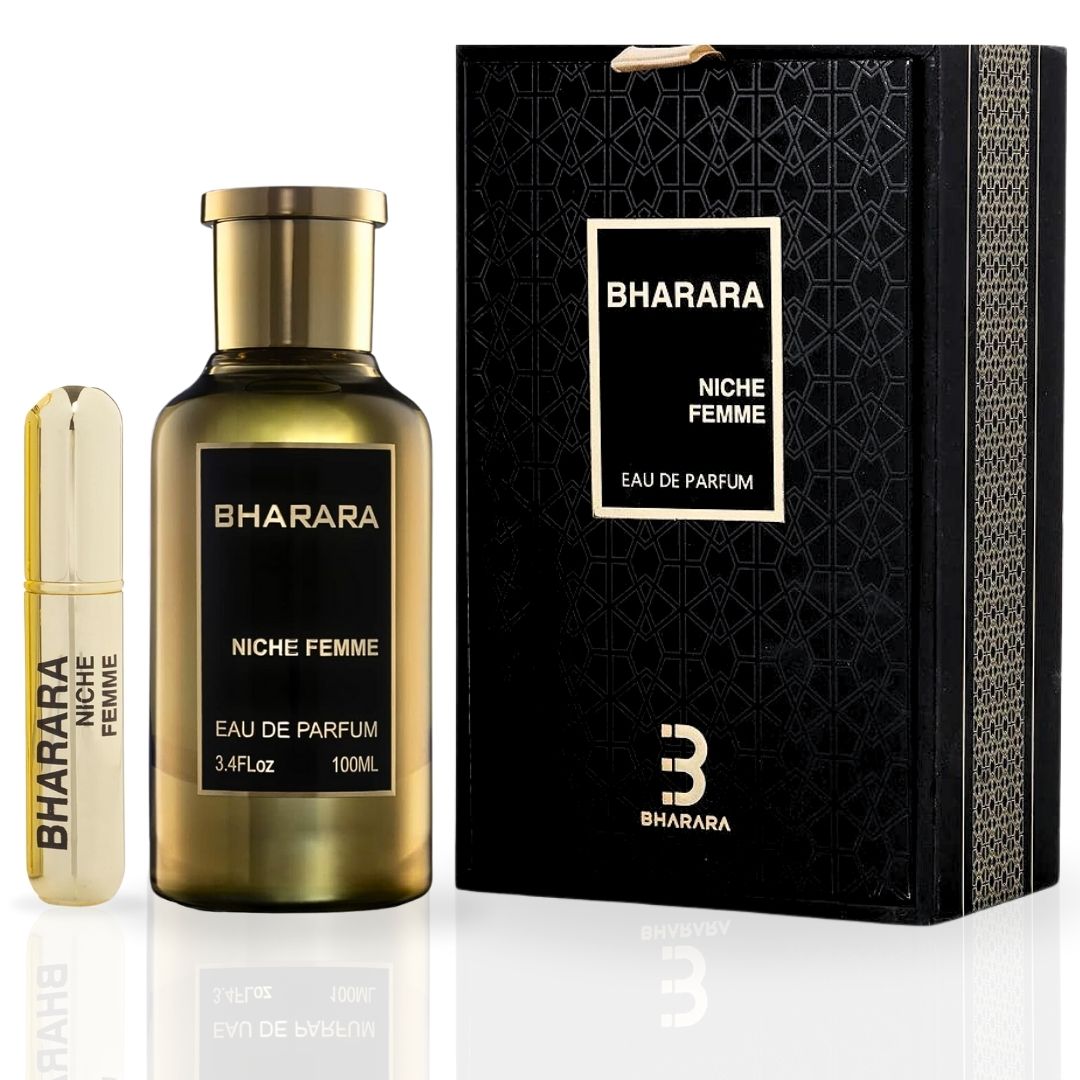 Bharara Niche Femme EDP Spray 100ML (3.4 OZ) by BHARARA | Long Lasting, Fruity, Sensual, Feminine Scents. - Intense Oud