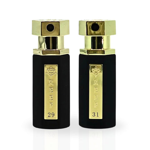 MINI Reef 29 & MINI Reef 31 EDP Sprays (0.50 OZ) by Reef Perfumes | Long Lasting & Luxurious Fragrances. (BUNDLE) - Intense Oud