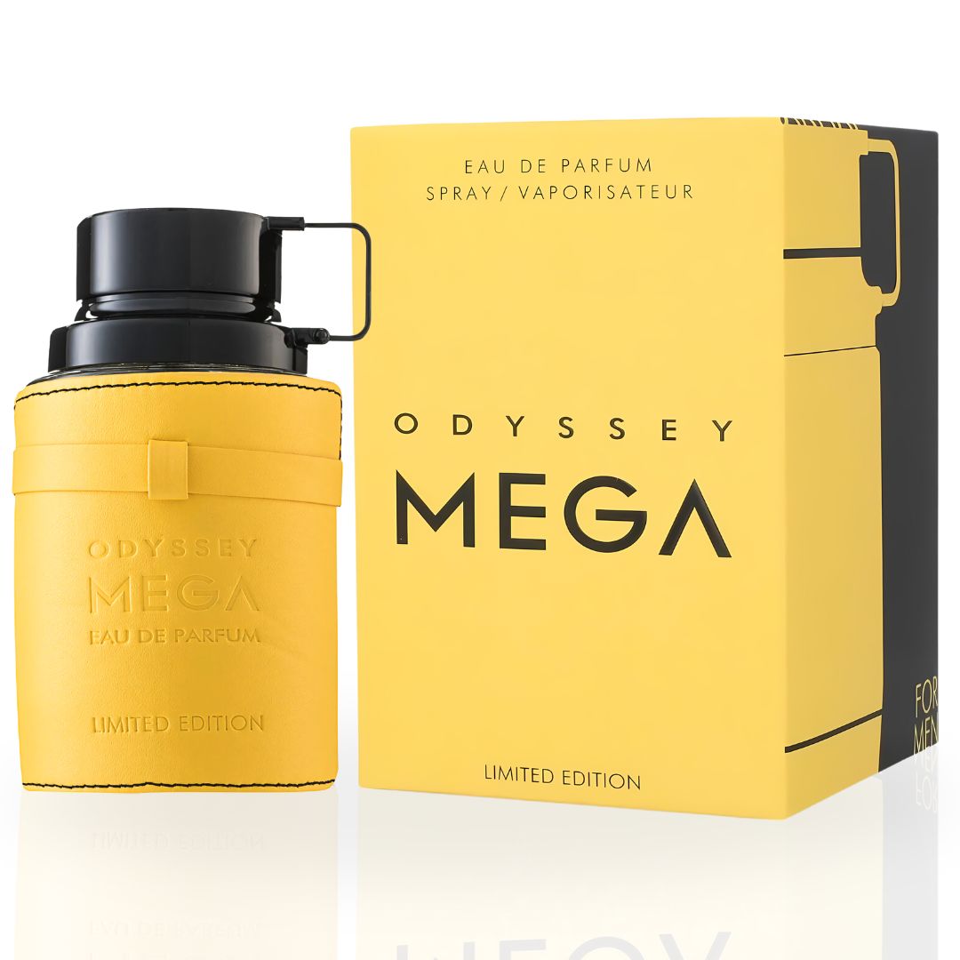 Odyssey Mega Man Limited Edition EDP Spray 100ML (3.4 OZ) By Armaf | Long Lasting, Exotic, Signature Masculine Scent. - Intense Oud