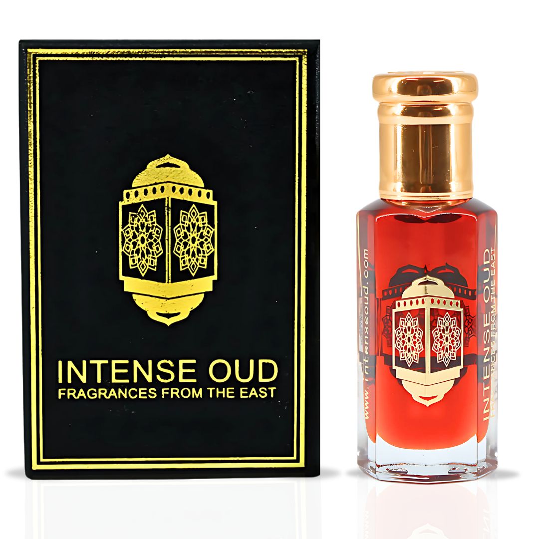 Gold Saffron Perfume Oil 12ML (0.40 OZ) With Black Gift Box By Intense Oud | Exotic Saffron, Rich Amber & Sweet Vanilla. - Intense Oud