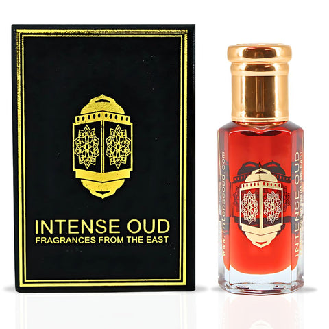 Gold Saffron Perfume Oil 12ML (0.40 OZ) With Black Gift Box By Intense Oud | Exotic Saffron, Rich Amber & Sweet Vanilla. - Intense Oud