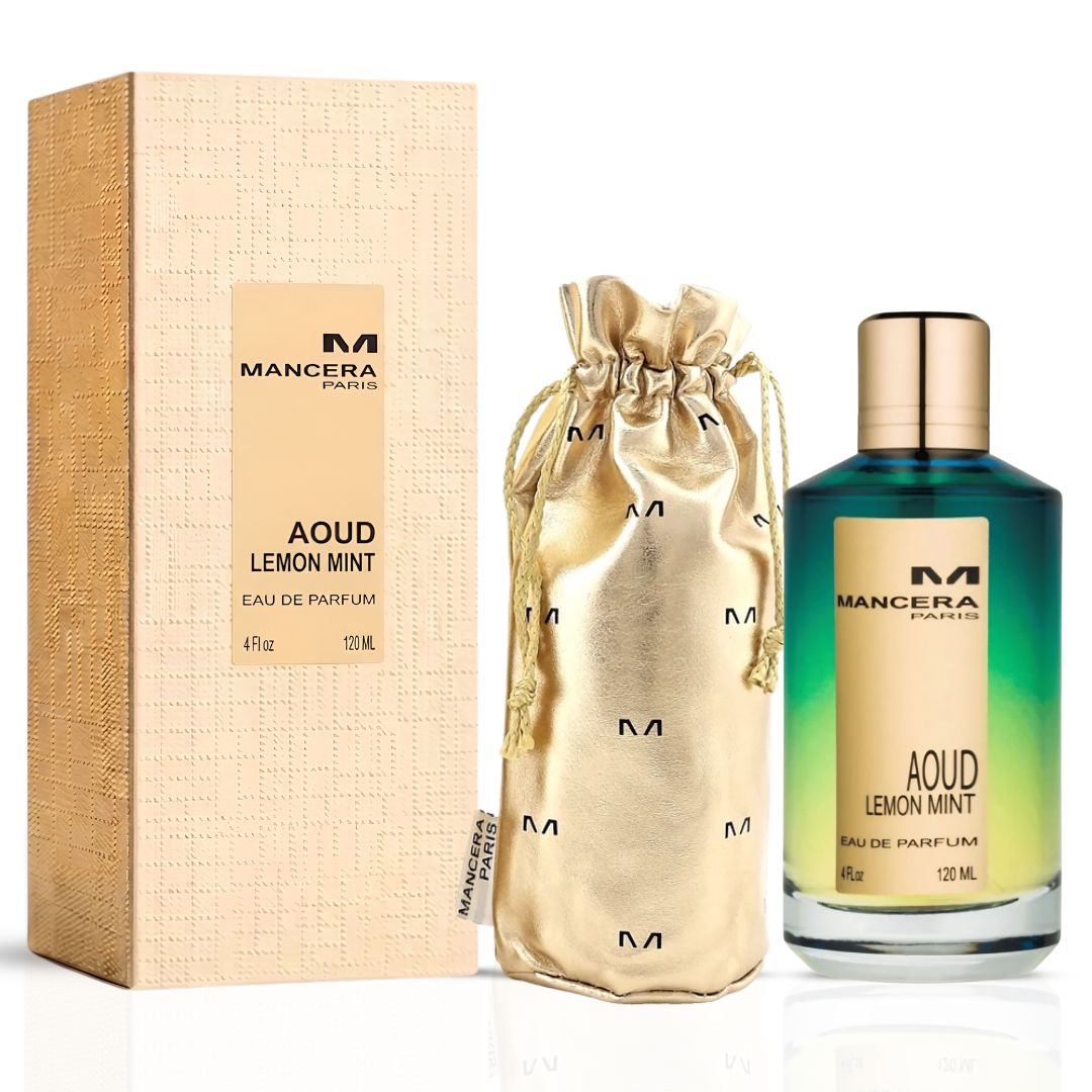 Aoud Lemon Mint Eau de Parfum Spray 120ml (4.0 oz) by Mancera