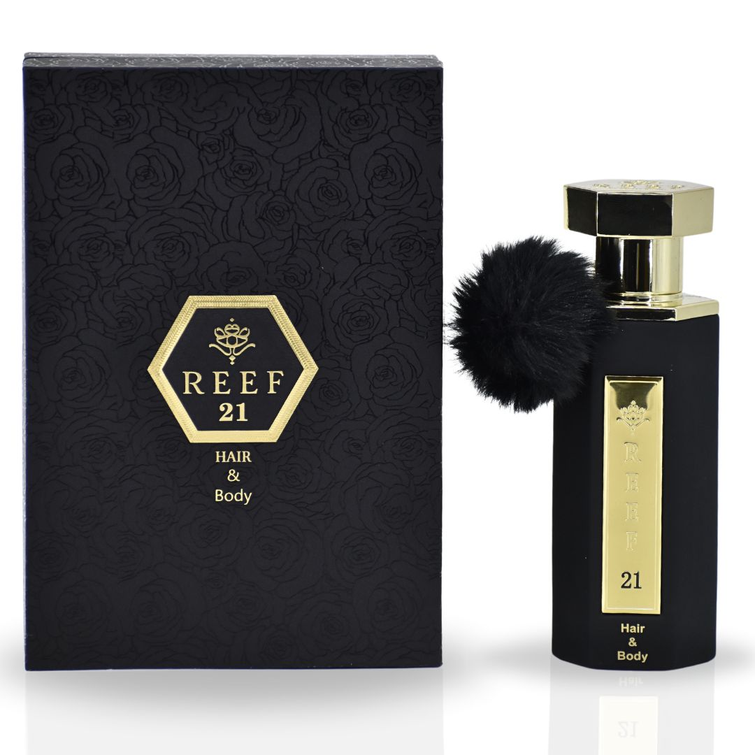 Reef 21 Hair & Body Mist 50ML (1.7 OZ) By Reef Perfumes | Long Lasting, Enchanting & Luxurious Fragrances. - Intense Oud