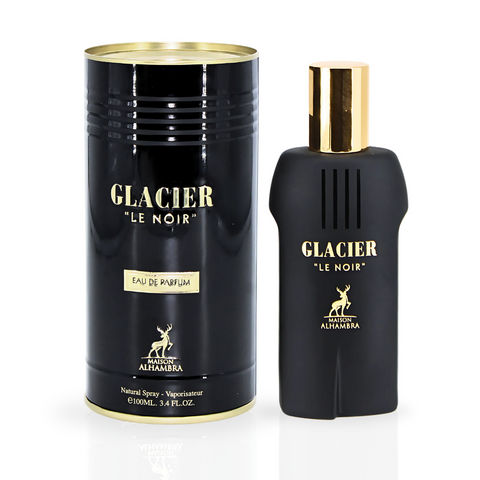 Glacier Le Noir Eau De Parfum Spray 100ML (3.4 OZ) By Maison Alhambra | Redefine Masculinity With These Modern Scent. - Intense Oud