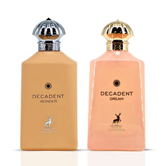 Decadent Dream & Decadent Wonder Eau De Parfum Sprays 100ML (3.4 OZ) by Maison Alhambra | A Duo of Rich, Sweet & Warm Scents for an Indulgent Experience. (Bundle) - Intense Oud