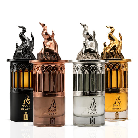 NAAR Blaze, Cozy, Smoke & Ember Eau de Parfum Sprays 100ml (3.4 oz) by Aura by Aura (Collection)