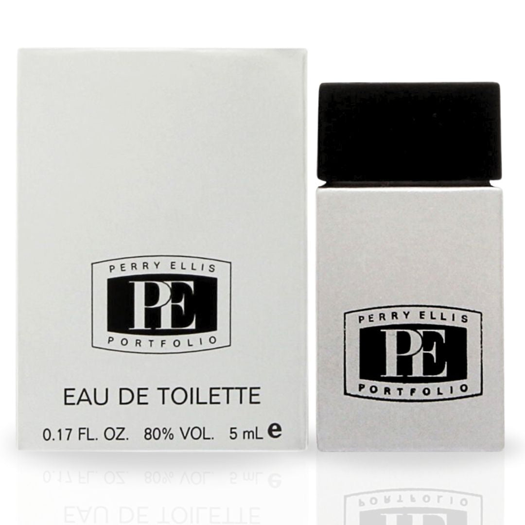 Portfolio For Men Cologne EDT 5ML (0.17 OZ) by Perry Ellis | Long Lasting & Luxurious, Fragrance Miniatures. - Intense Oud