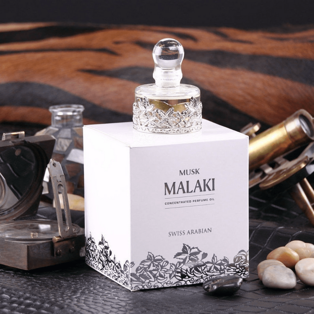 Musk Malaki Perfume Oil - 30 ML (1.01 oz) by Swiss Arabian - Intense oud