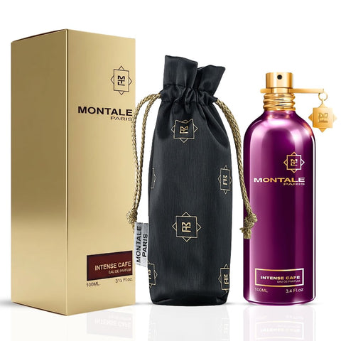 Montale Intense Cafe Eau de Parfum spray 100ml bottle with elegant packaging and dark coffee-colored accents.