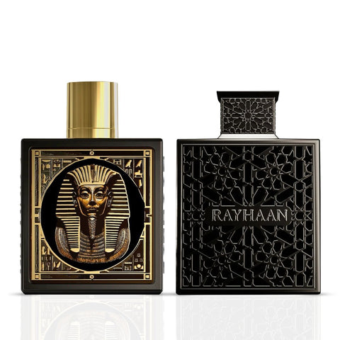 Rayhaan Pharaoh & Obsidian Eau de Parfum Sprays 100ml (3.4 oz) by Rayhaan (Bundle)
