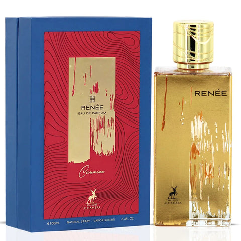 Renee Carmine Eau de Parfum Spray 100ml (3.4 oz) by Maison Alhambra | A Bouquet Dipped in Caramel - Intense Oud