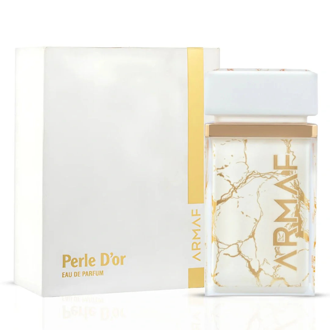 Perle D’or Eau de Parfum Spray 75ml (2.5 oz) by Armaf | Wear an Aura of Refined Comfort & Timeless Beauty - Intense Oud