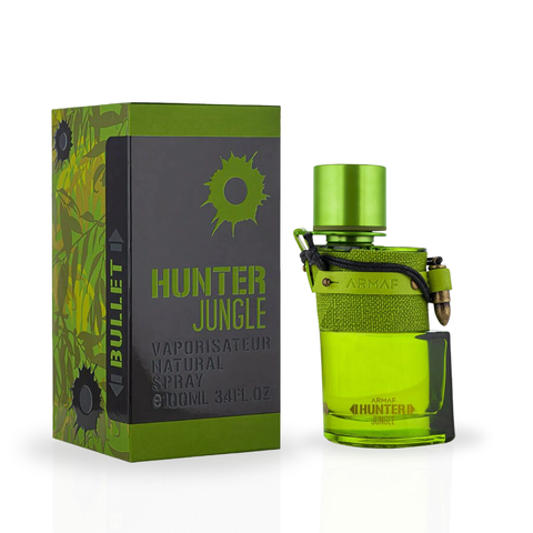 Hunter Jungle Eau de Parfum Spray 100ml (3.4 oz) by Armaf - Intense Oud