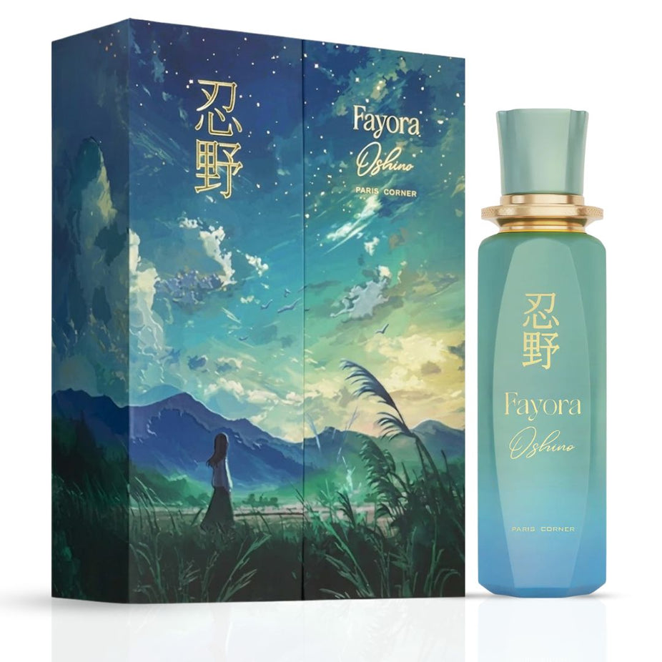 Fayora Oshino Eau de Parfum Spray by Paris Corner, 100ml bottle with elegant packaging, showcasing the luxurious fragrance.