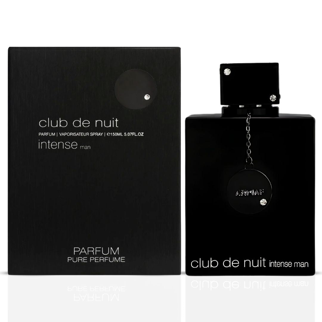 Club De Nuit Intense Man Pure Parfum Spray 150ML (5.07 OZ) By Armaf | A Tantalizing Burst of Citrus, Ripe Fruits & Birch With A Sensual Foundation Of Musk & Vanilla For A Lasting Trail. - Intense Oud