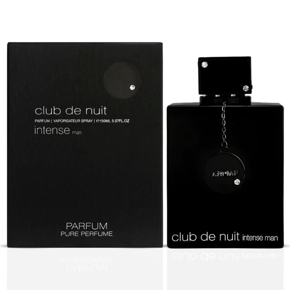 Armaf Club De Nuit Intense Man Pure Parfum Spray 150ml bottle, featuring sleek packaging and premium parfum design.
