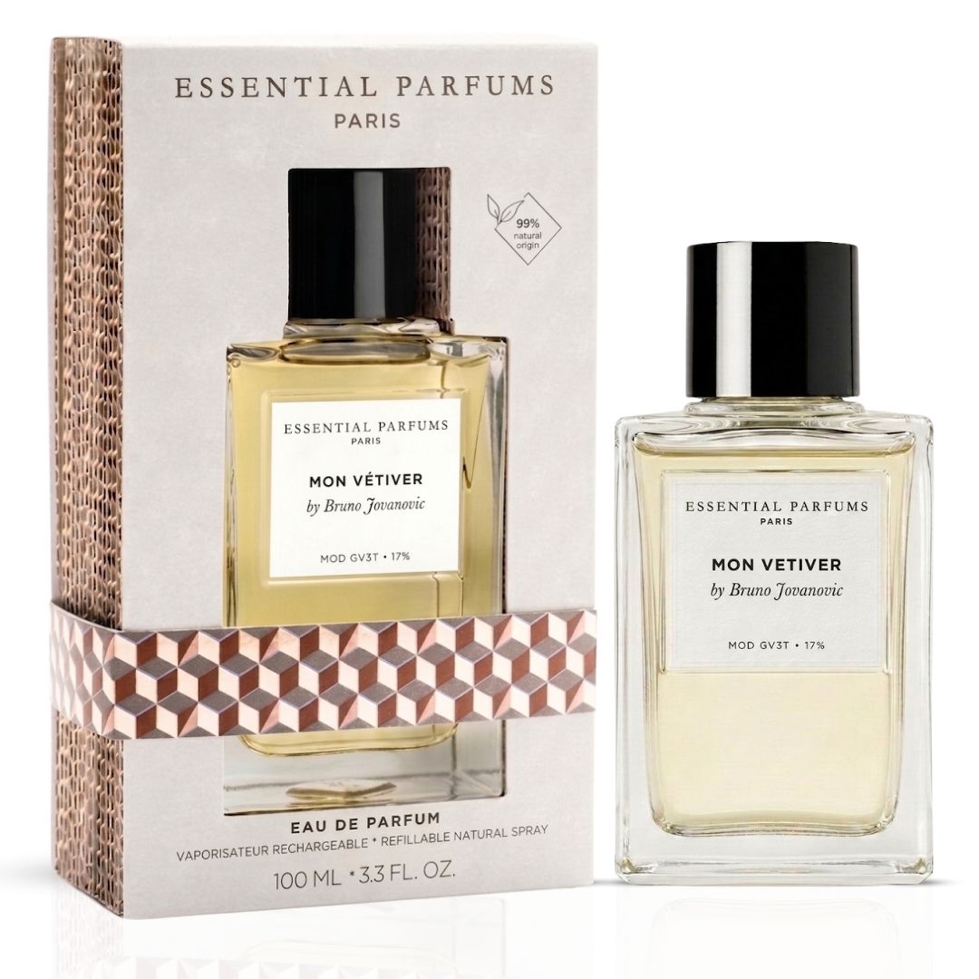 Mon Vetiver by Bruno Jovanovic Eau de Parfum Spray 100ml (3.4 oz) by Essential Parfums
