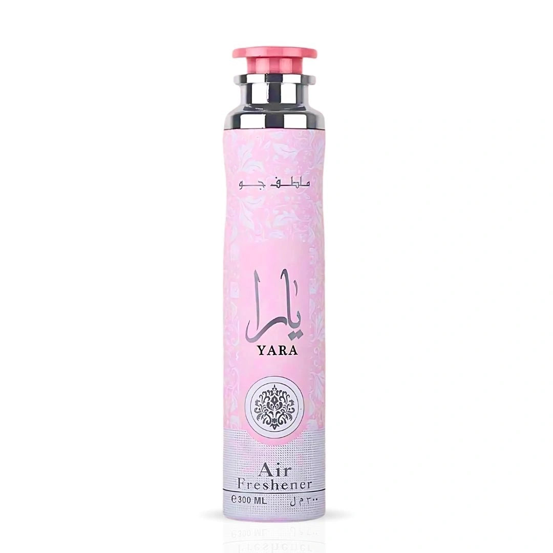 Yara Air Freshener 300ML (10.1 OZ) by Lattafa | A Refreshing Floral Air Freshener With A Sweet, Musky, Lasting Finish. - Intense Oud