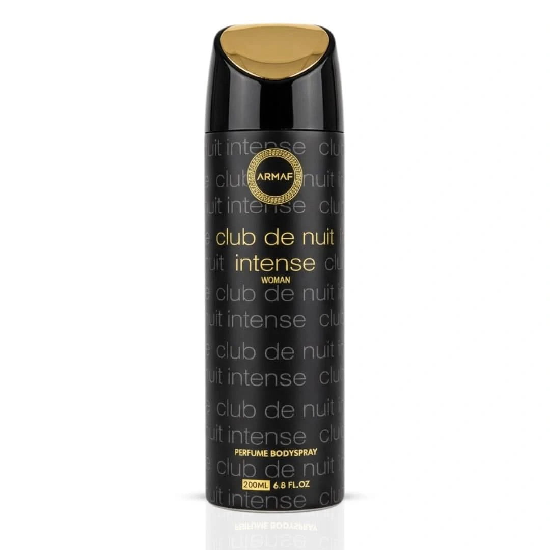 Armaf Club De Nuit Intense Woman deodorant spray 200ml bottle with sleek design and clear label for women’s fragrance.