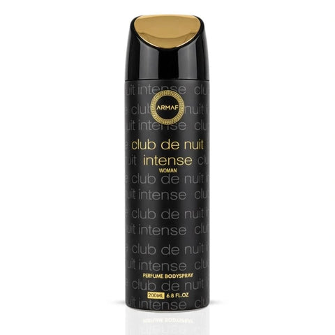 Armaf Club De Nuit Intense Woman deodorant spray 200ml bottle with sleek design and clear label for women’s fragrance.