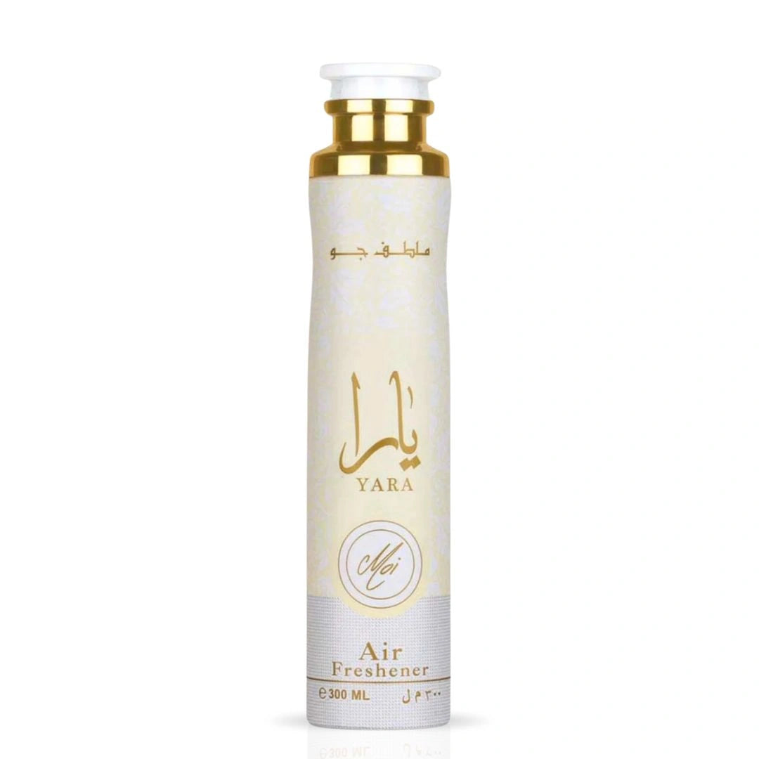 Yara Moi Air Freshener 300ML (10.1 OZ) by Lattafa | Sweet, Lush, and Comforting—A Fragrance That Feels Like Home. - Intense Oud
