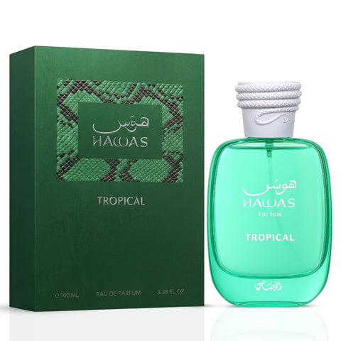 Hawas Tropical Eau de Parfum Spray 100ml (3.4 oz) by Rasasi