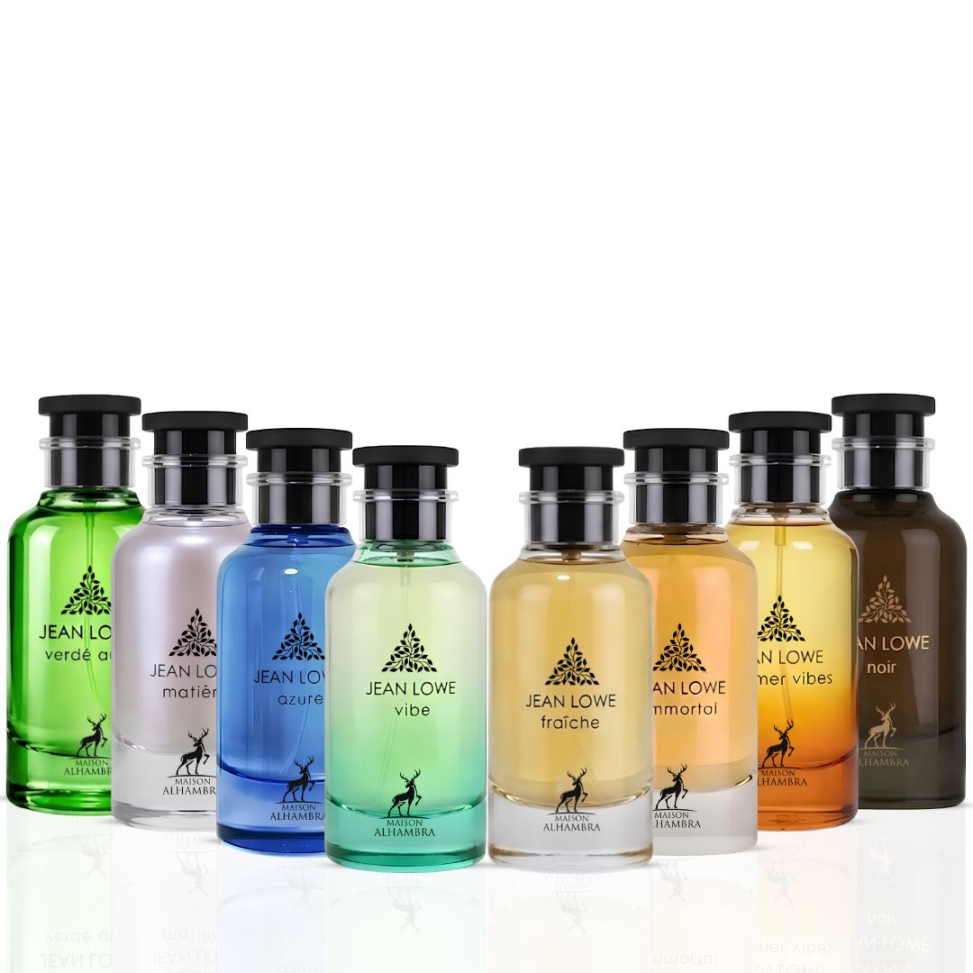 8 Piece Jean Lowe Eau de Parfum Sprays 100ml (3.4 oz) by Maison Alhambra (Collection)