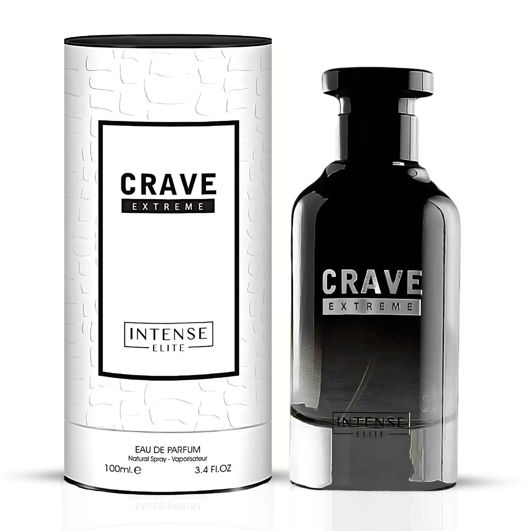 Crave Extreme For Men EDP - Eau De Parfum 100 ML (3.4 Oz)  I By Intense Elite - Intense Oud