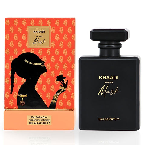 Khaas Musk EDP Spray 100ML (3.4 OZ) by Khaadi | Long Lasting, Fresh, Citrusy and Aquatic Perfumes. - Intense Oud