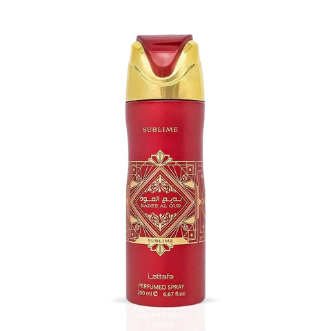 Bade'e Al Oud Sublime Deodorant Spray 200ML (6.7 OZ) By Lattafa | Experience The Luxury of Woody & Aromatic Fragrance. - Intense Oud