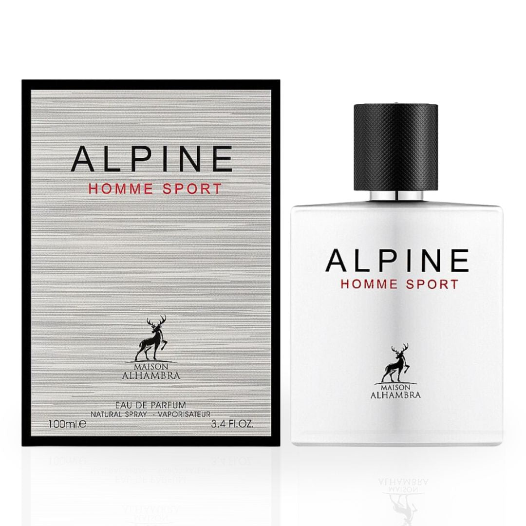 Alpine Homme Sport Eau De Parfum Spray 100ML (3.4 OZ) By Maison Alhambra | Embrace Luxury With Every Delicate Spritz. - Intense Oud