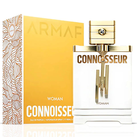 Connoisseur Woman Eau de Parfum Spray 100ml (3.4 oz) by Armaf | Juicy Citrus & Blossoming Florals Wrapped in Vanilla - Intense Oud
