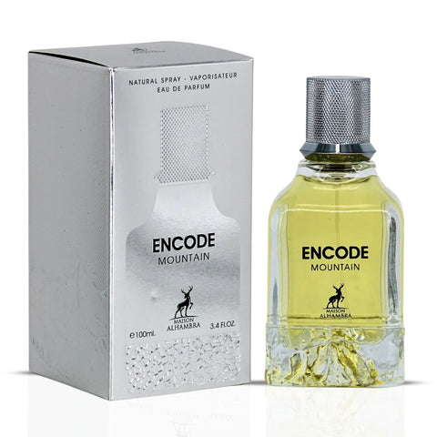 Encode Mountain Eau de Parfum Spray 100ml (3.4 oz) by Maison Alhambra | Masculine Edge With A Refined Finish - Intense Oud