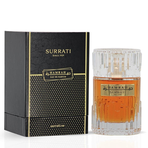 Hamrah Eau de Parfum Spray 100ml (3.4 Oz) by Surrati | Heritage In Every Spray - Intense Oud