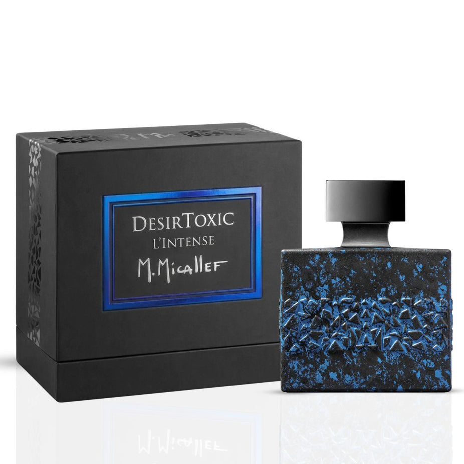 M. Micallef DésirToxic L’intense Eau De Parfum Spray 100ml bottle, elegant design, showcasing the luxury fragrance container.
