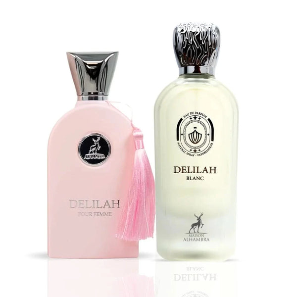 Delilah Pour Femme & Delilah Blanc Eau de Parfum Sprays 100ml (3.4 oz)