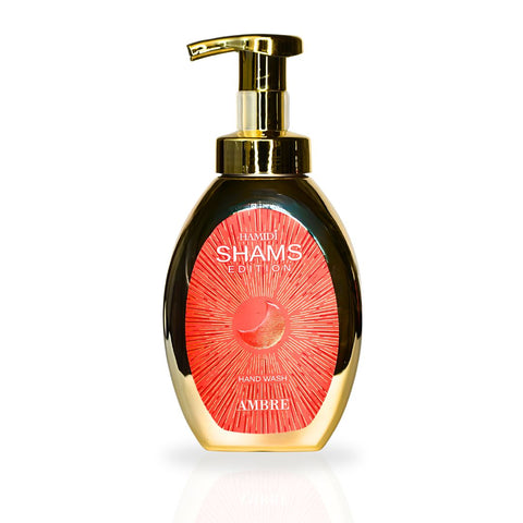Hamidi Shams Edition Ambre Hand Wash 350ml (11.9 OZ) By Hamidi | Enticing & Ultra Moisturizing, Rejuvenates The Skin. - Intense Oud