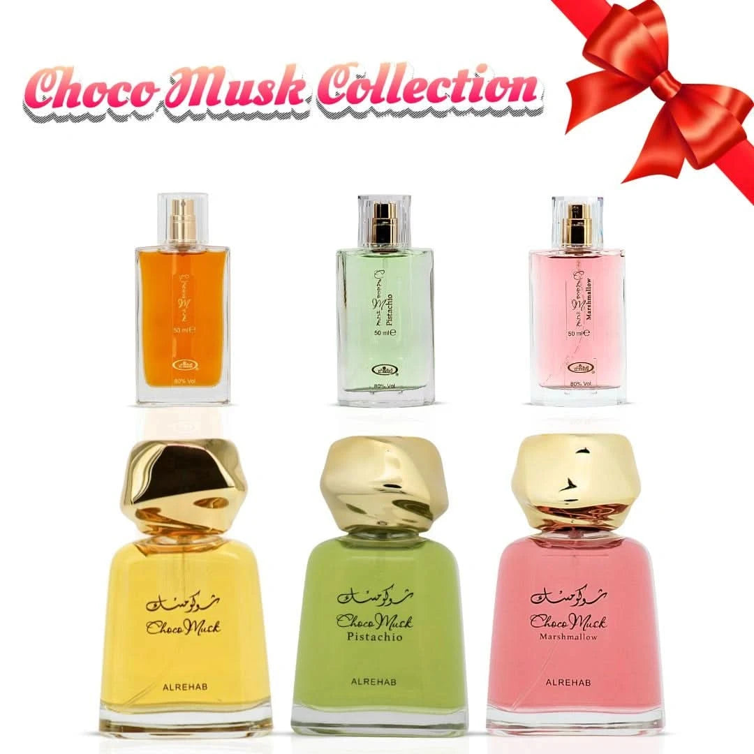 Choco Must Colonge Choco Musk, Choco Musk Pistachio & Choco Musk Marshmallow Eau de Parfu