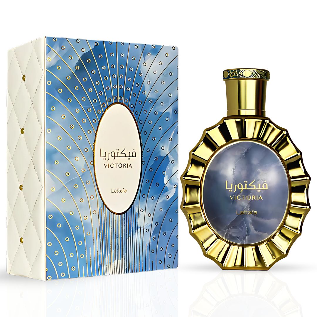 Victoria Eau de Parfum Spray 100ML (3.4 OZ) By Lattafa | A Playful Fusion Of Zesty Lemon, Soft Neroli & Vanilla For A Sweet Aroma. - Intense Oud