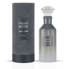 Velvet Musk Eau De Parfum Spray 100ML (3.4 OZ) By Lattafa | A Serene Fusion Of Airy White Musk, Creamy Vanilla & Rich Amber. - Intense Oud